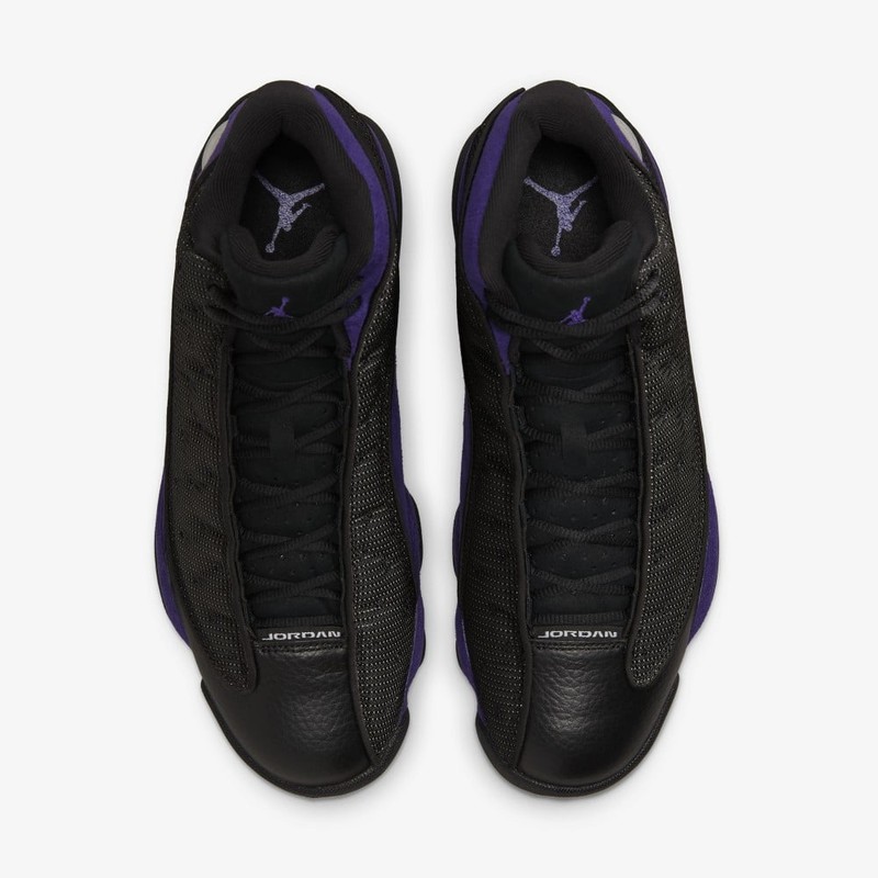 Purple and black on sale jordans 13 release date